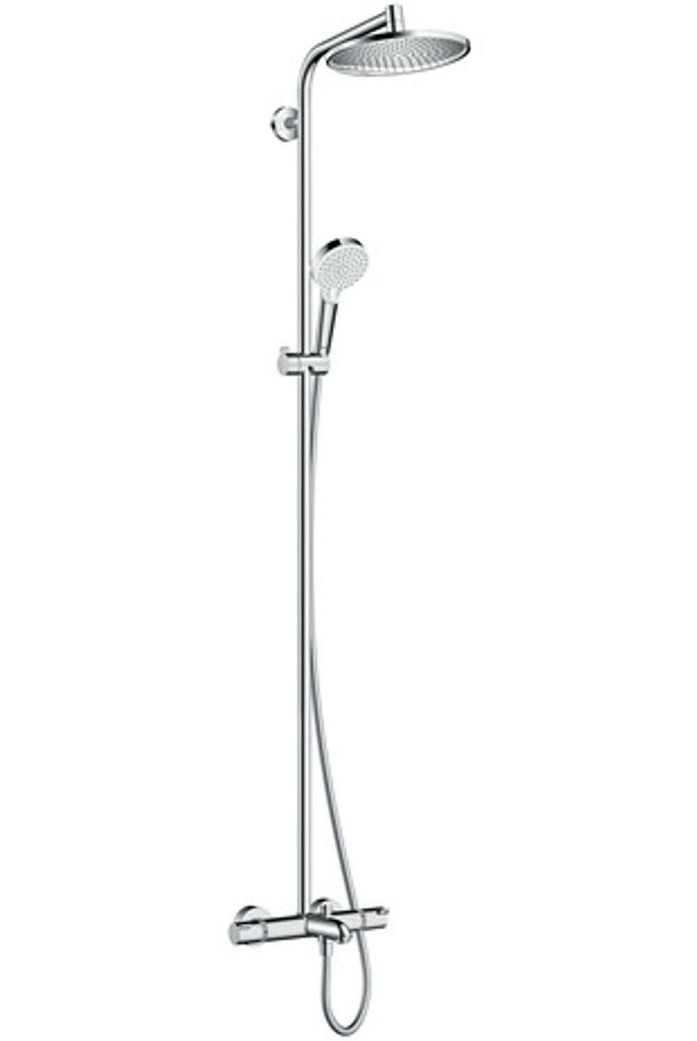 https://raleo.de:443/files/img/11eeea2578408d5092906bba4399b90c/size_l/Hansgrohe-HG-Showerpipe-Crometta-S-240-fuer-Wanne-chrom-mit-Thermostat-27320000 gallery number 1